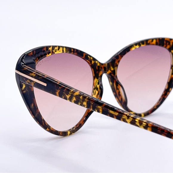 NEW TOM FORD HARLOW TF869 52F WOMEN CAT EYE SUNGLASSES TOM FORD FT0869/S - Picture 6 of 9